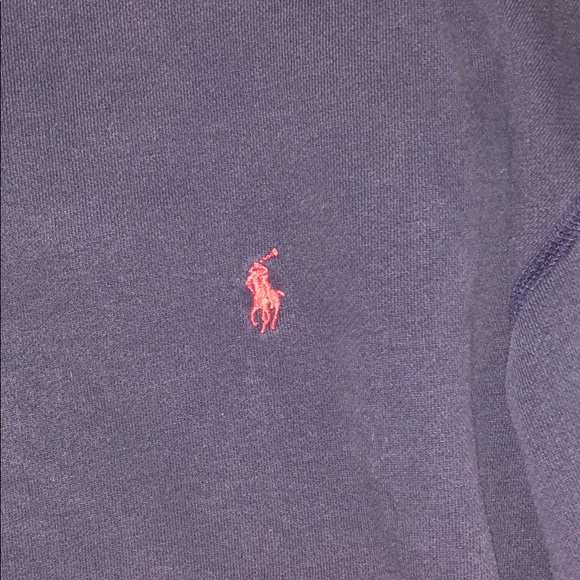 Polo by Ralph Lauren Navy Blue MENS Sweatshirt - Picture 3 of 3